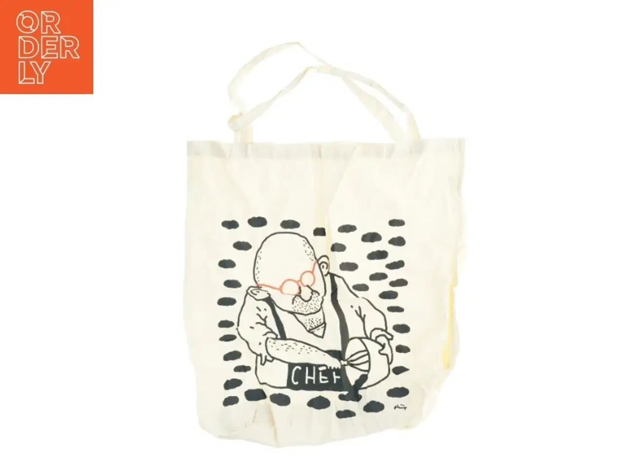 Billede 1 - Hvid stof netpose (str. 51 x 51 cm)