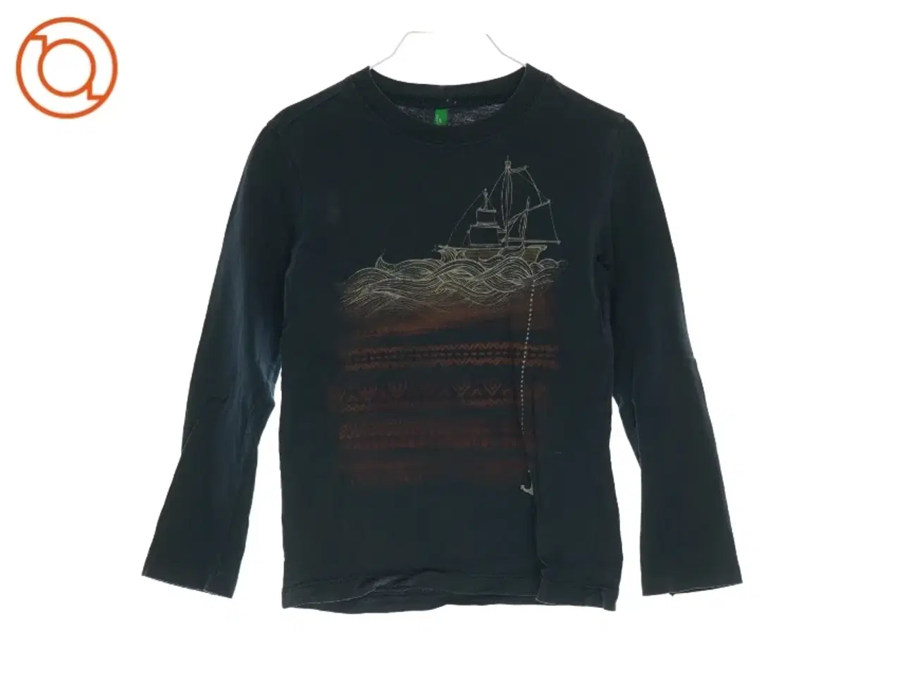 Billede 1 - Langærmet bluse fra Benetton (Str. ca. 6 år)