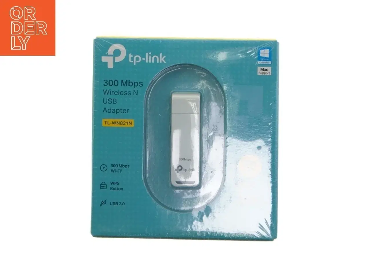 Billede 1 - TP-Link trådløs N USB-adapter (str. 16 x 14 cm)