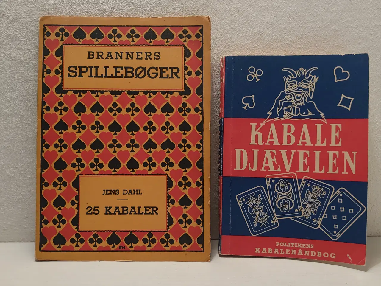 Billede 1 - 2 stk kabalebøger fra 1940 og 1954.