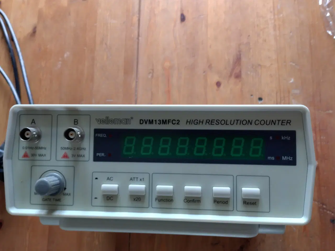 Billede 1 - Velleman DVM13MFC2 High Resolution Counter