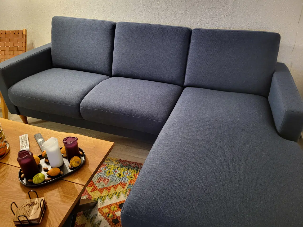 Billede 1 - Flot sofa med chaiselong