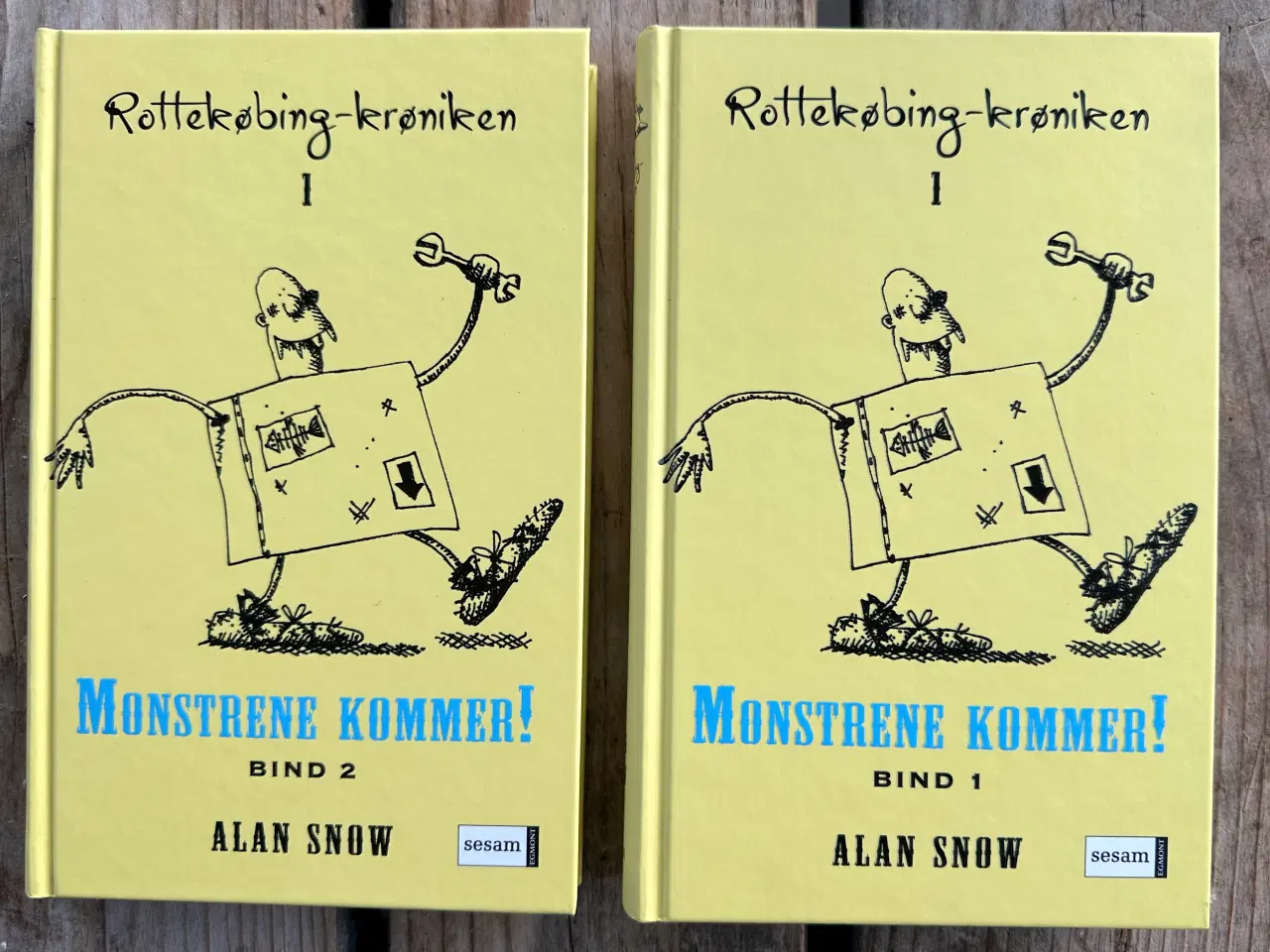 Billede 1 - Monstrene kommer - Rottekøbing-krøniken - bind 1+2