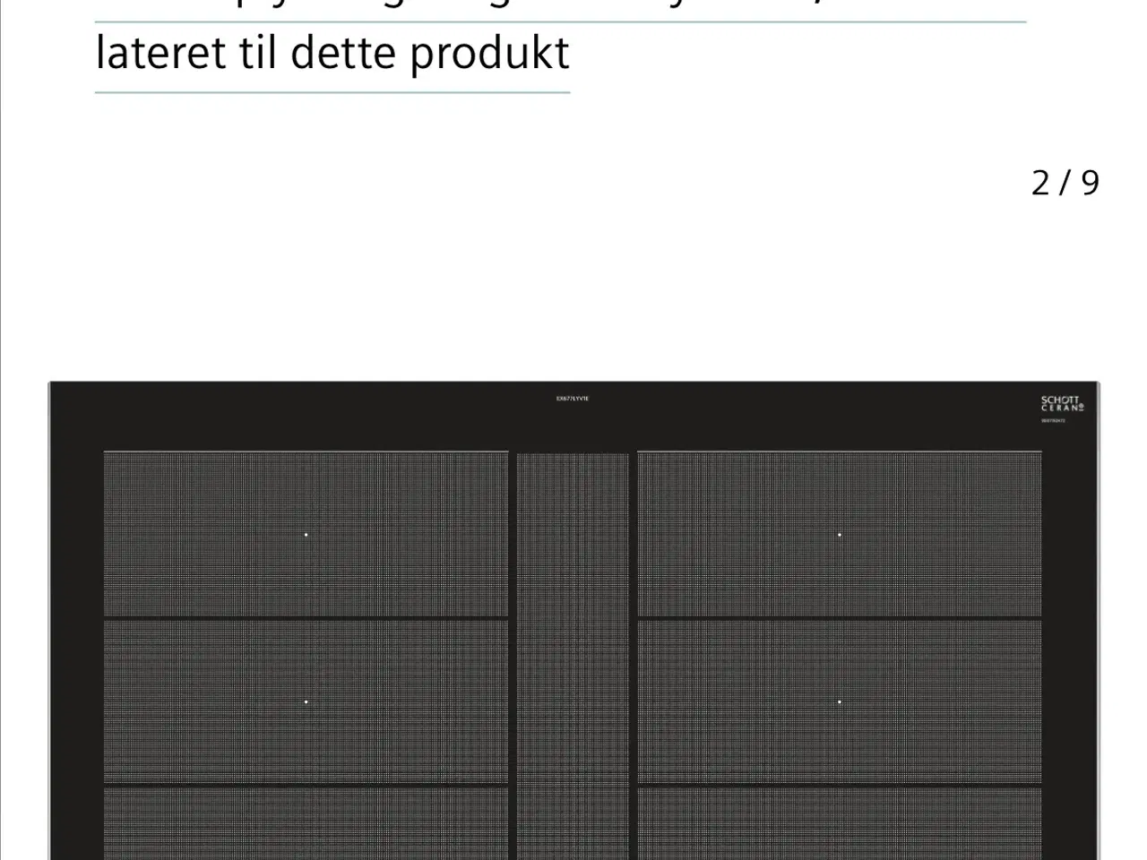 Billede 4 - Siemens induktions kogeplade