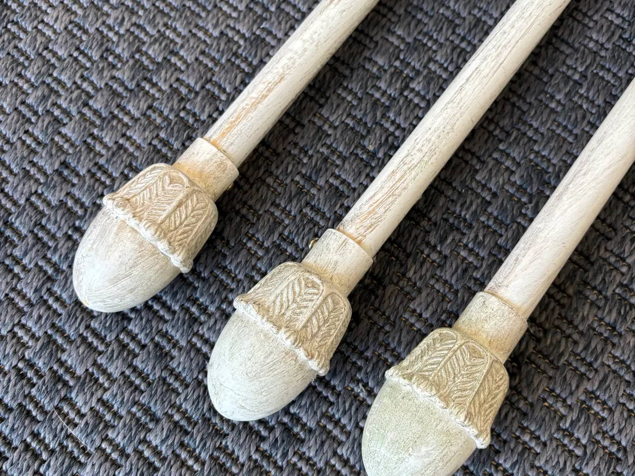 Billede 1 - 3 Retro Gardinstænger (fleksible)