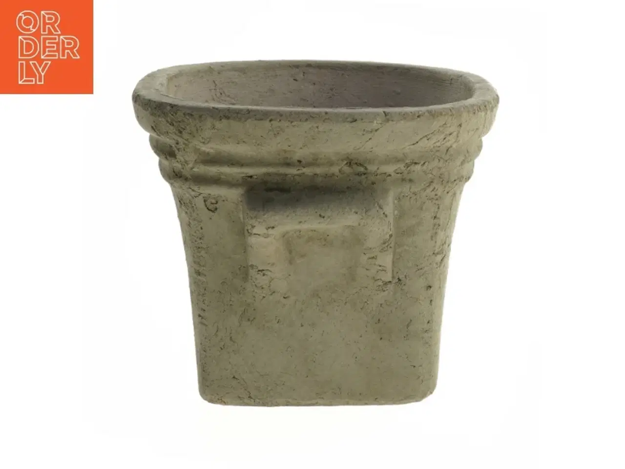 Billede 2 - Dekorativ cement/betonpotte (str. 27 cm)
