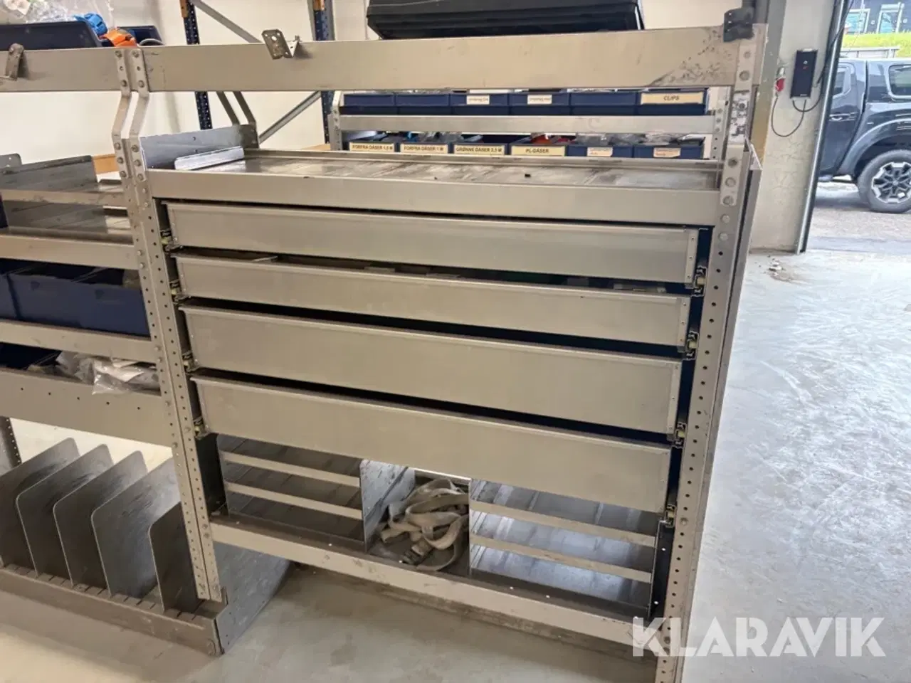 Billede 11 - Reol 3 fag passer til Ford transit H2 L2 Finnerup system