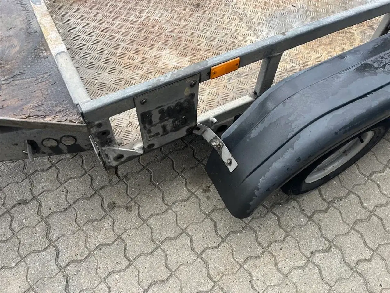 Billede 5 - Ifor Williams Model 4 lille maskintrailer med ramper.