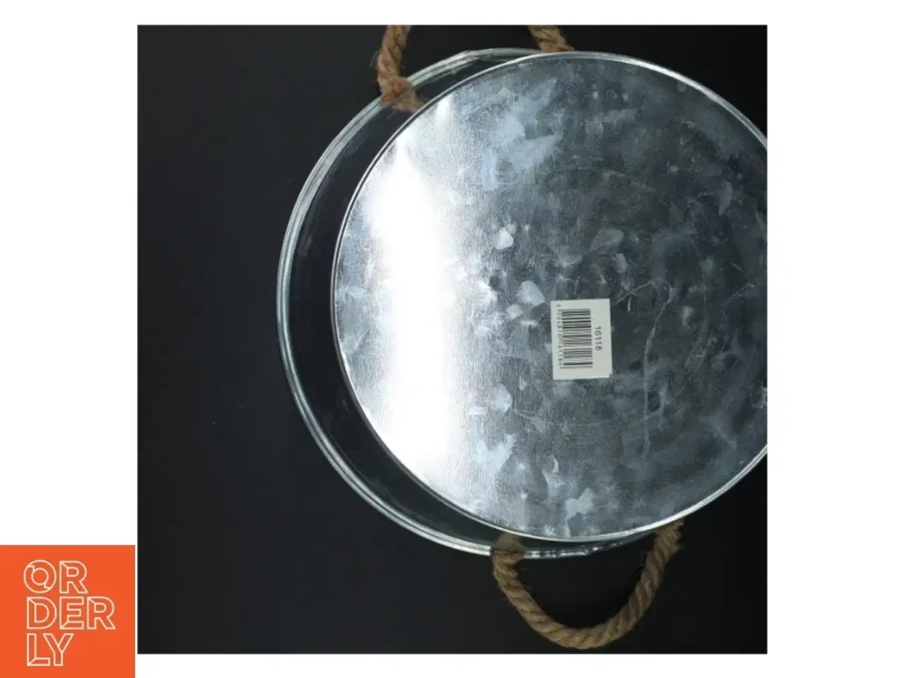 Billede 4 - Metal Spand (str. H. 17 cm. ø. 32 cm)