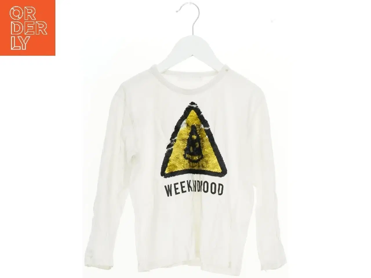 Billede 1 - Langærmet T-shirt med tryk fra Zara (str. 122)