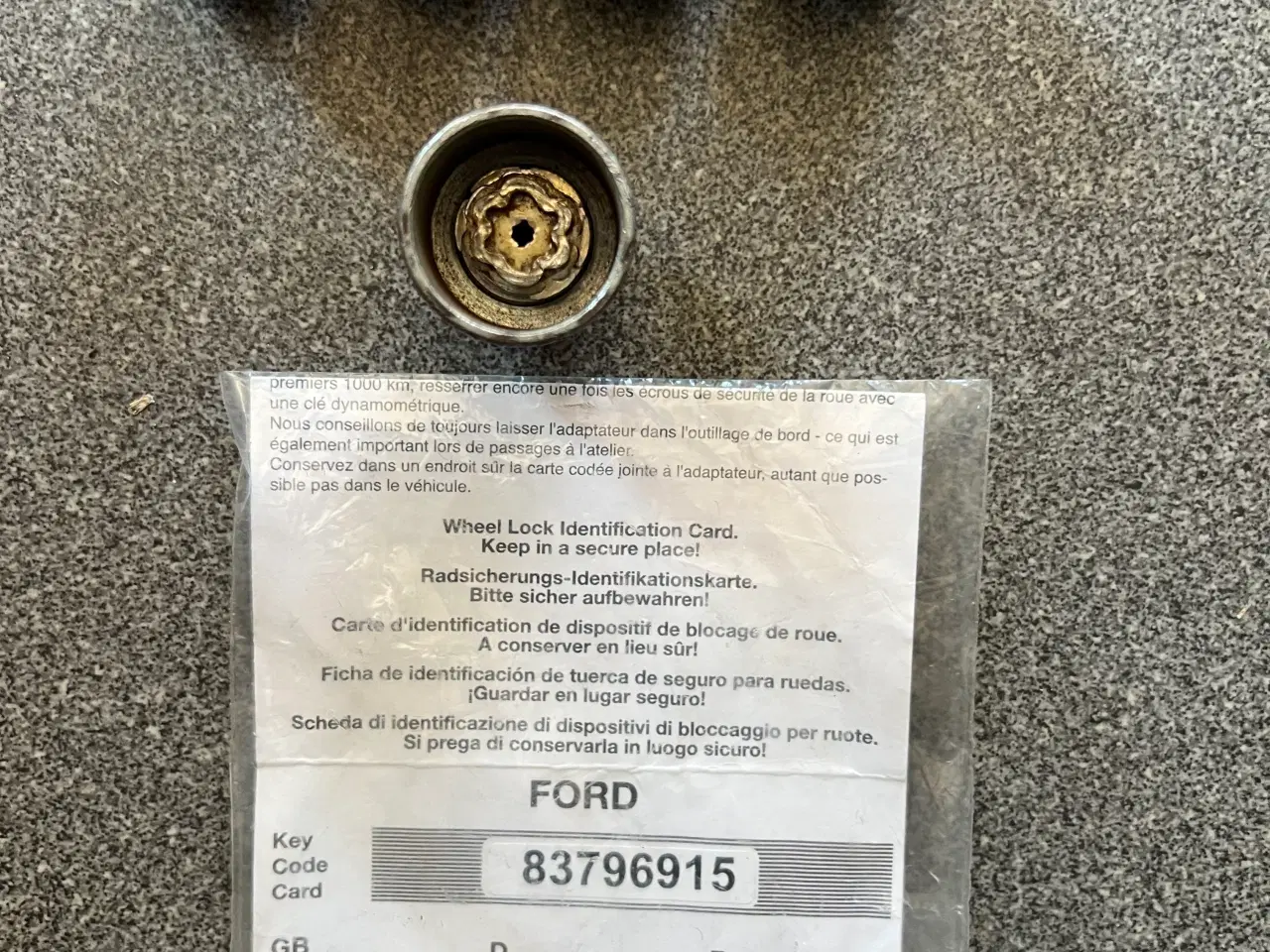 Billede 1 - Ford Kuga Låsemøtrik for hjul
