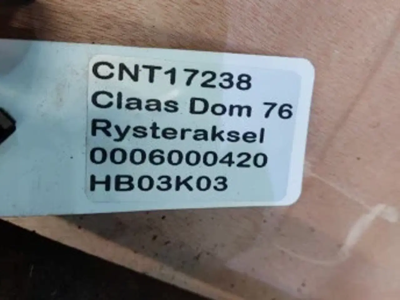 Billede 9 - Claas Dominator 76 Rysteraksel 0006000420