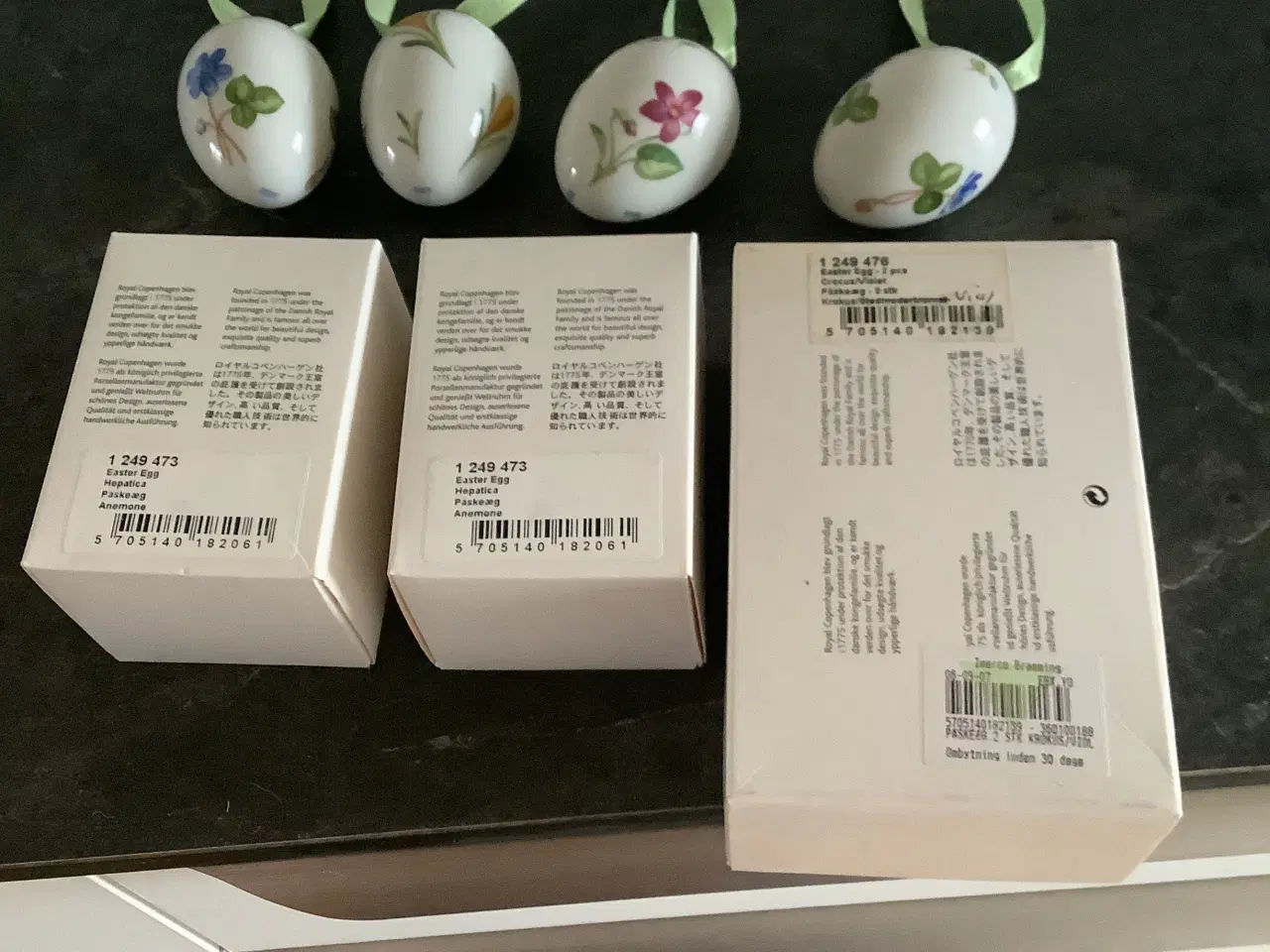 Billede 2 - 4 stk. Royal Copenhagen påskeæg pr. stk. 175 kr.