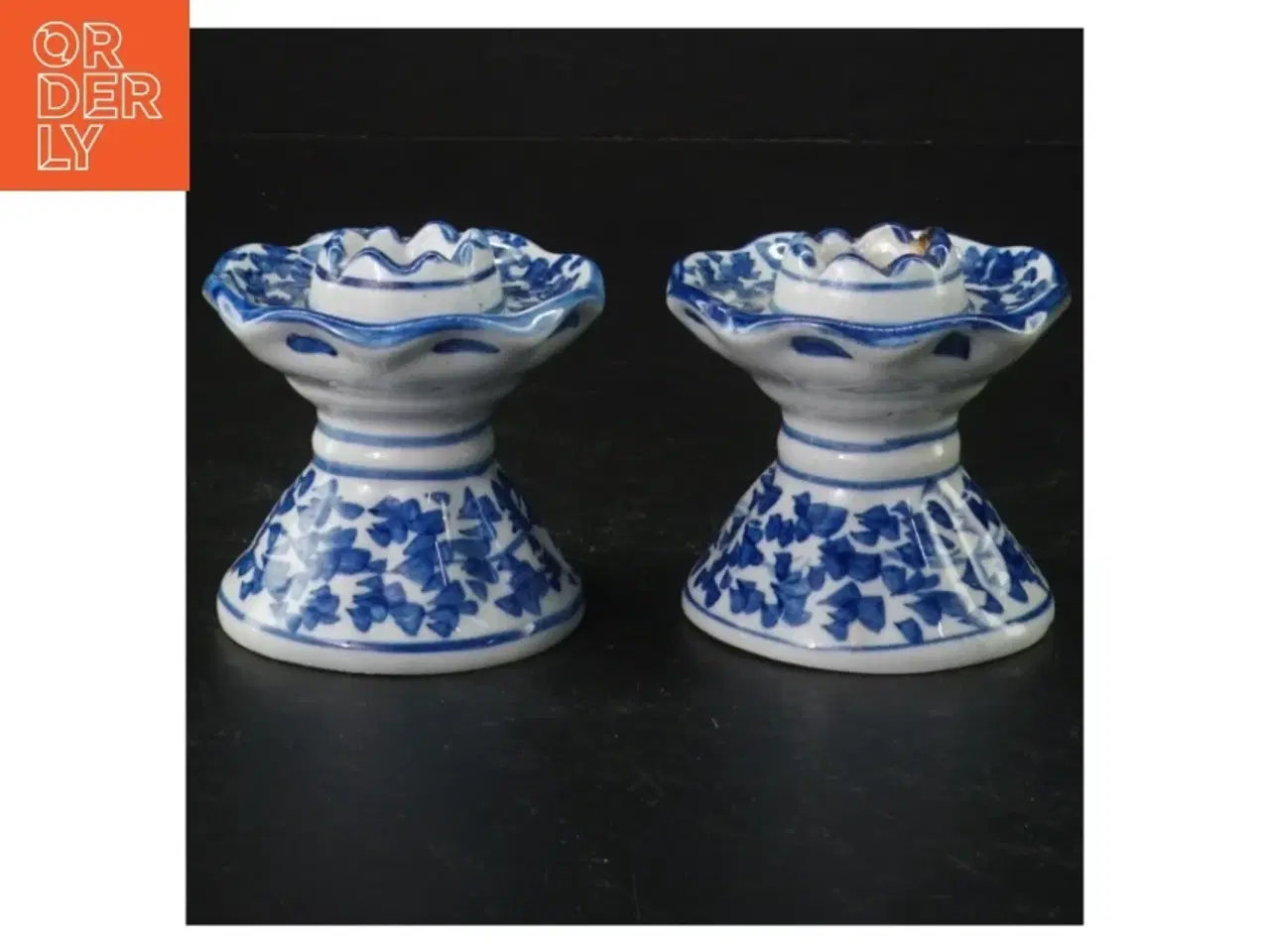 Billede 1 - Porcelænsstager (str. H. 6 cm)