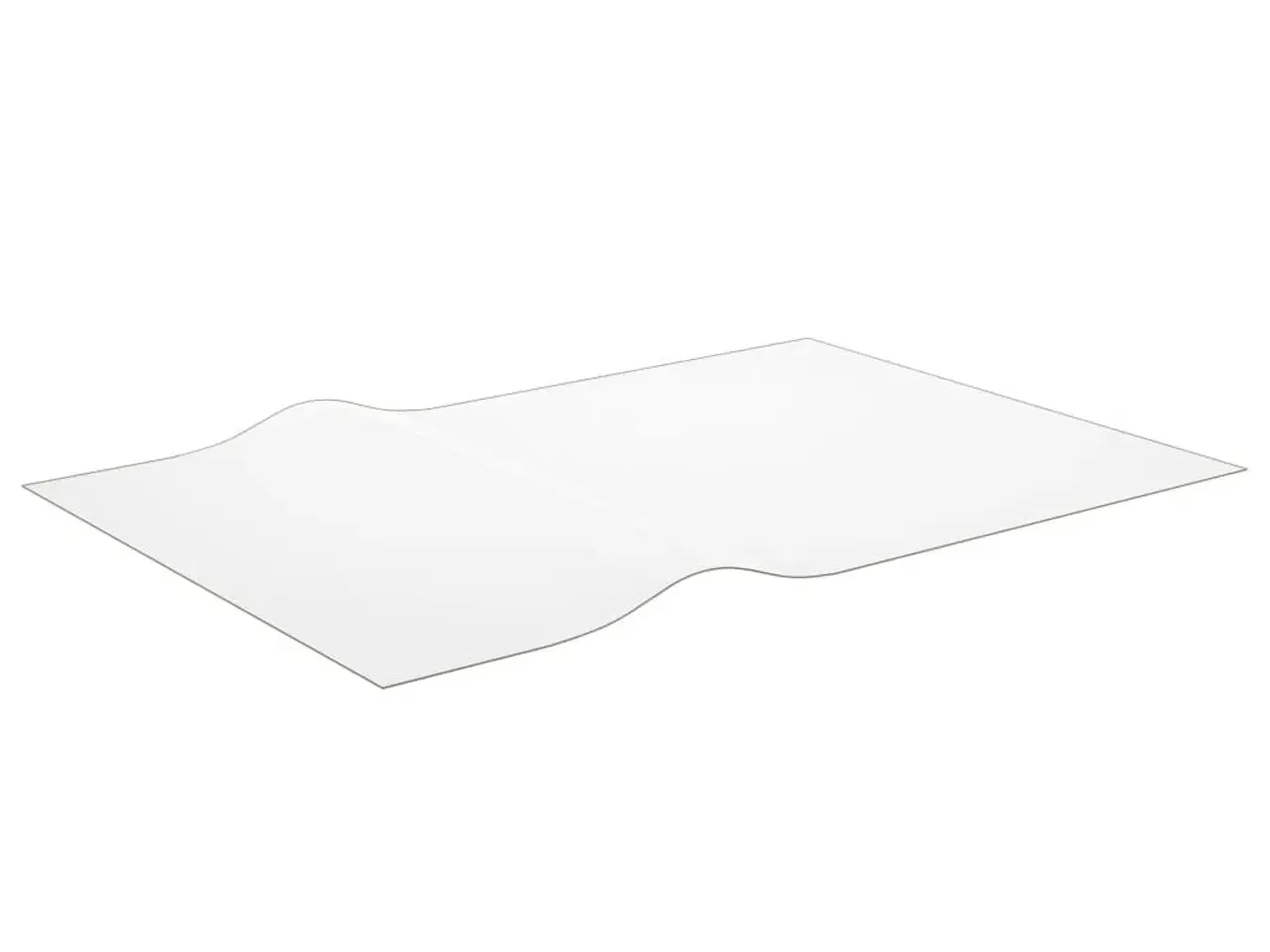 Billede 4 - Bordbeskytter 140x90 cm 2 mm PVC transparent