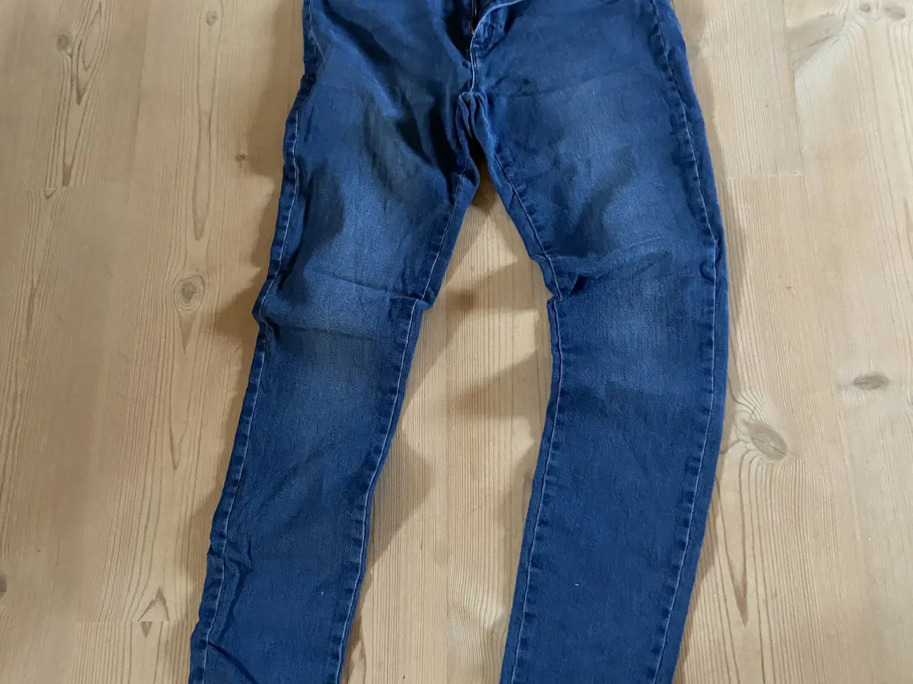 Billede 1 - Only blå bukser str. XL/34 lang benlængde