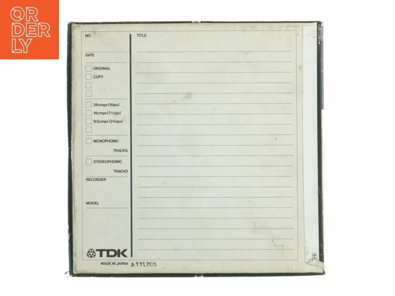 Billede 2 - TDK GX 35-90B Spolebånd (str. 19 x 19 x 2 cm)