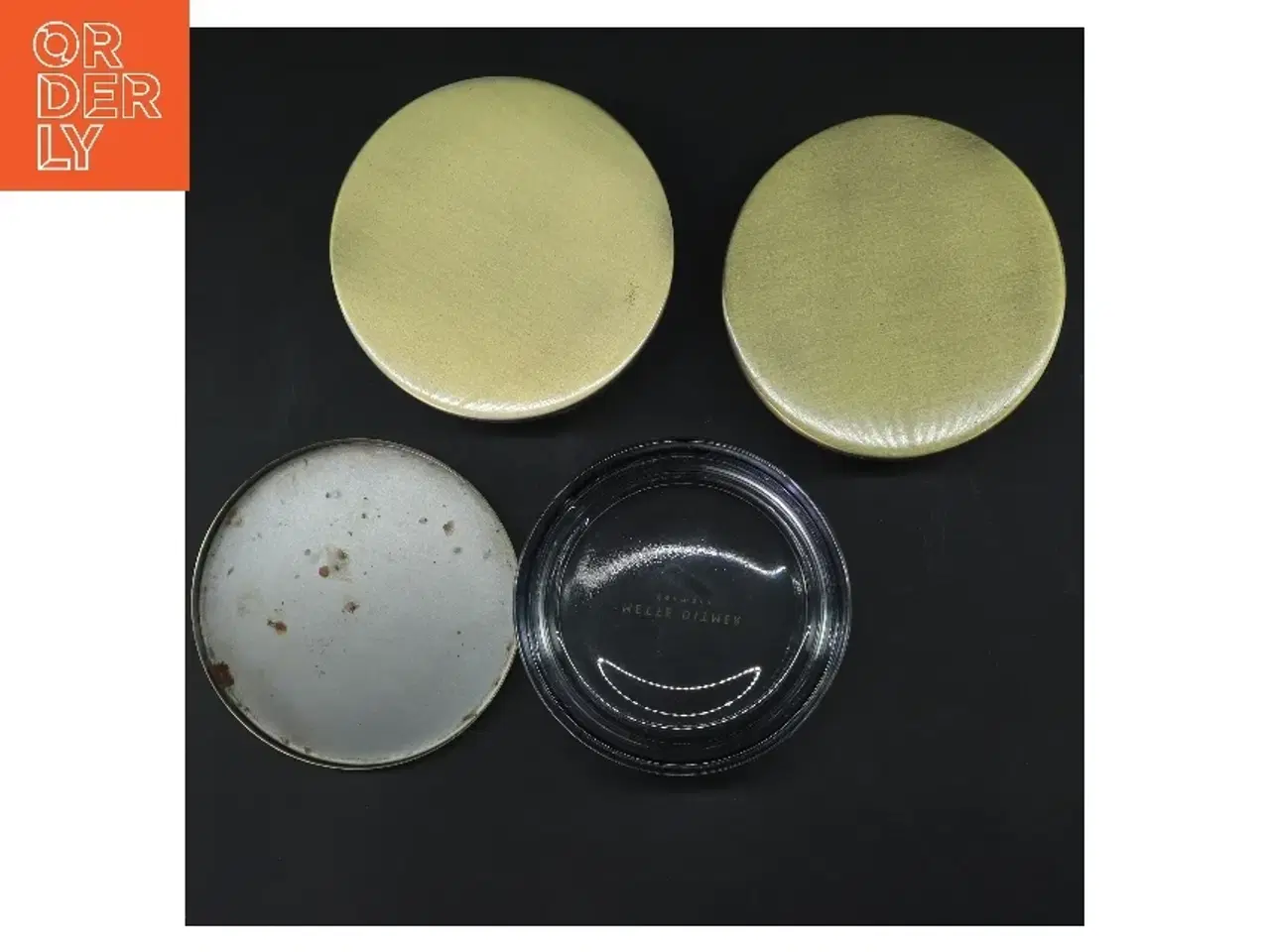 Billede 3 - Opbevaringsglas med messinglåg (str. 3 stk Ø 11 cm) fra Mette Diemer