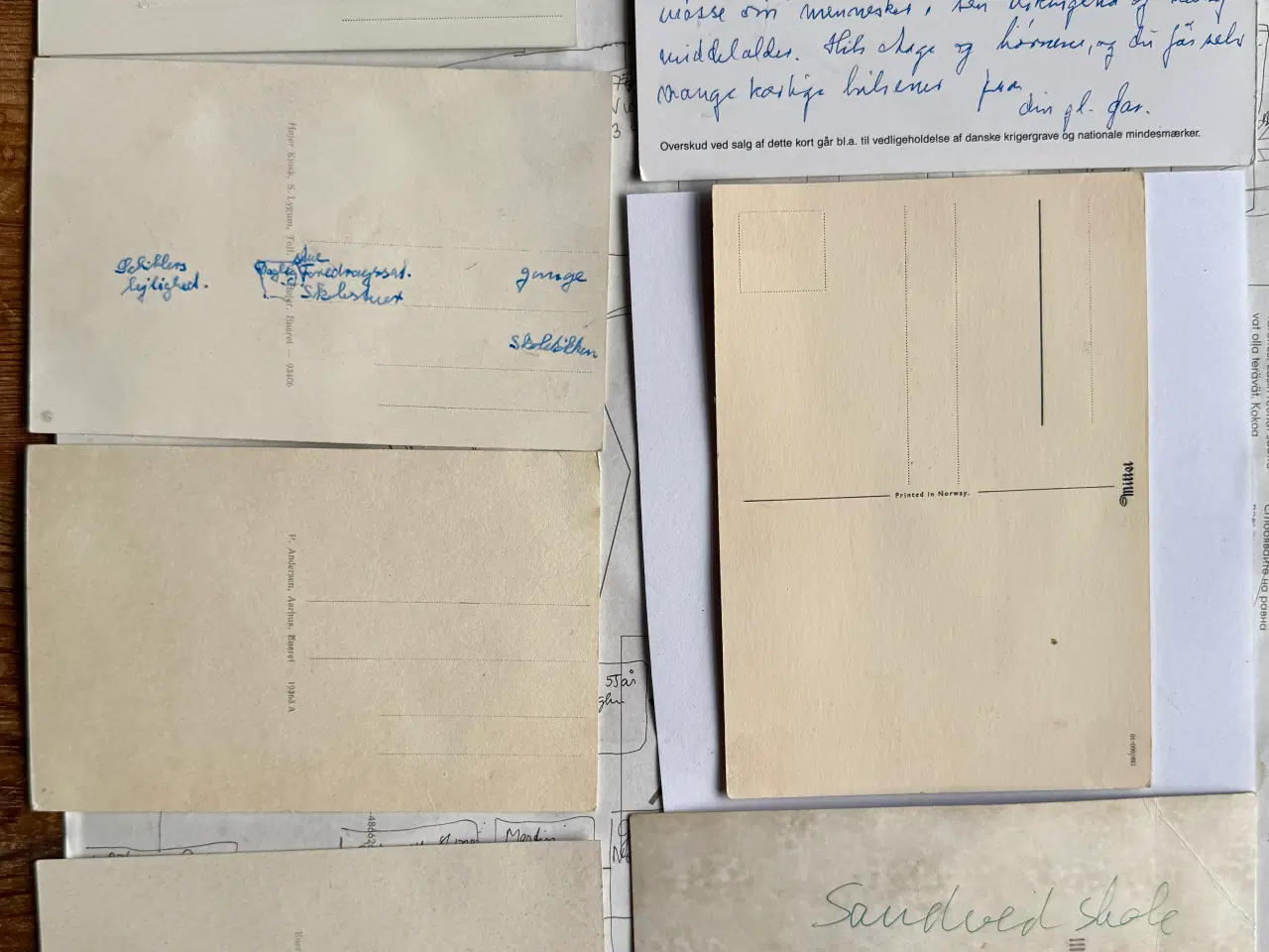 Billede 6 - Postkort Danmark 7 stk