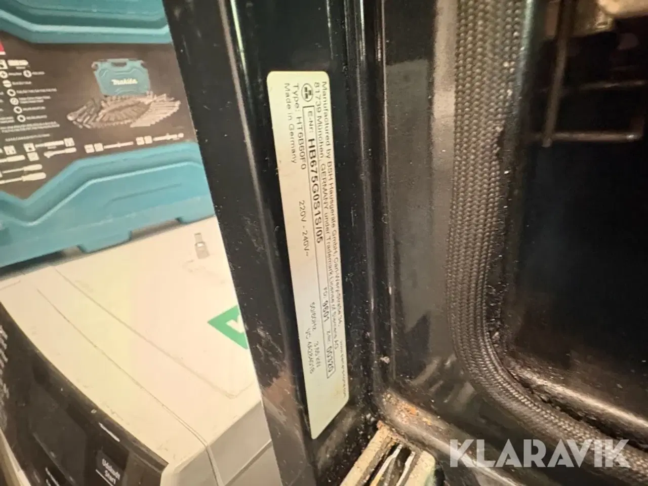 Billede 7 - Indbygnings ovn Siemens HB675G0S1S