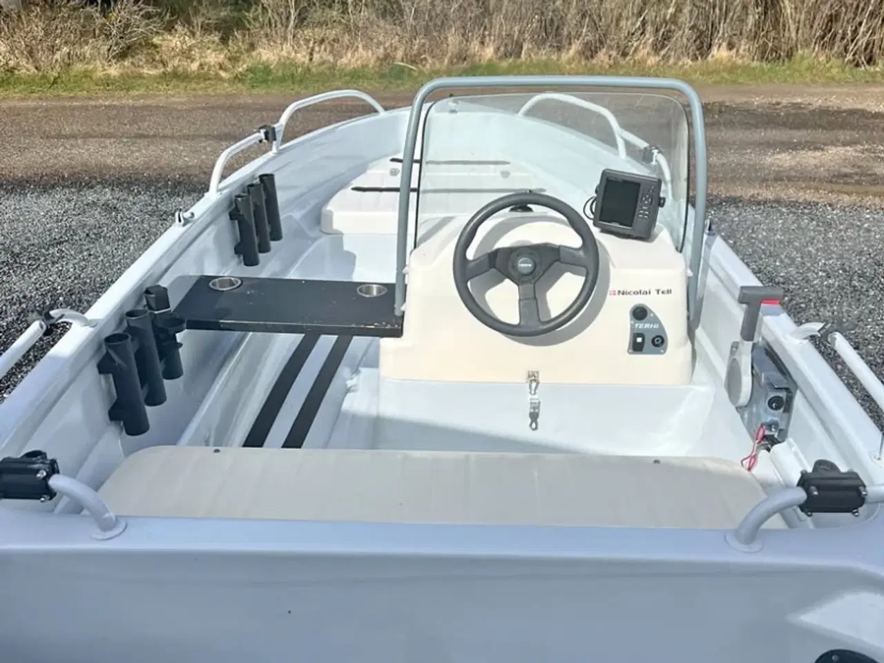 Billede 5 - Terhi 4110 med 25hk Yamaha og nysynet trailer 