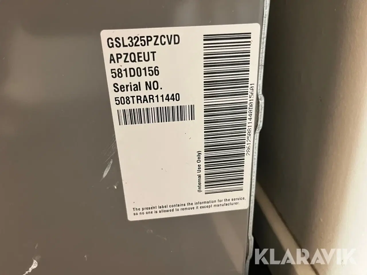 Billede 9 - Amerikaner køleskab LG GSL325PZCVD