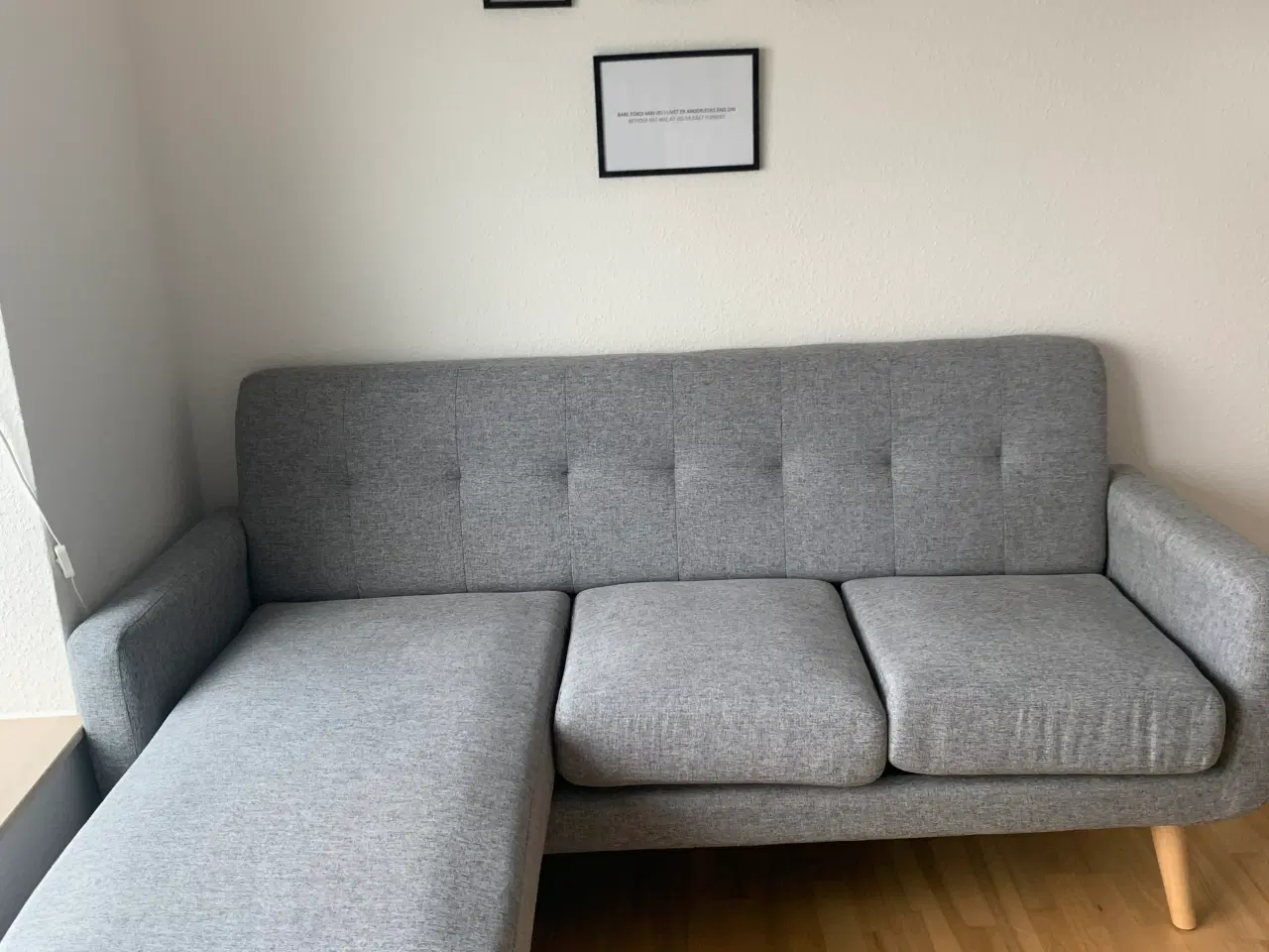 Billede 1 - Lysegrå Sofa