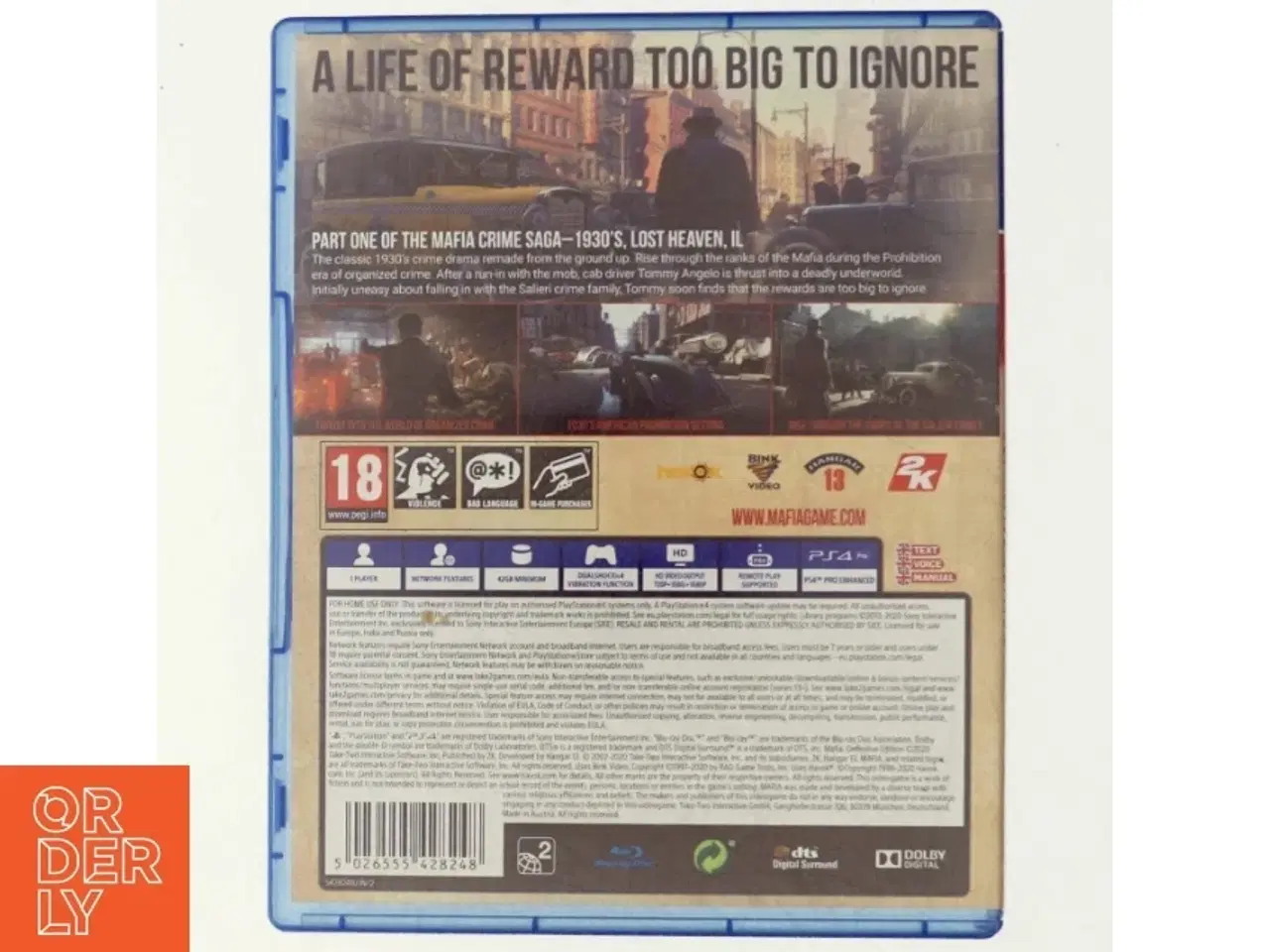 Billede 3 - Mafia Definitve edition til PS4 fra Playstation