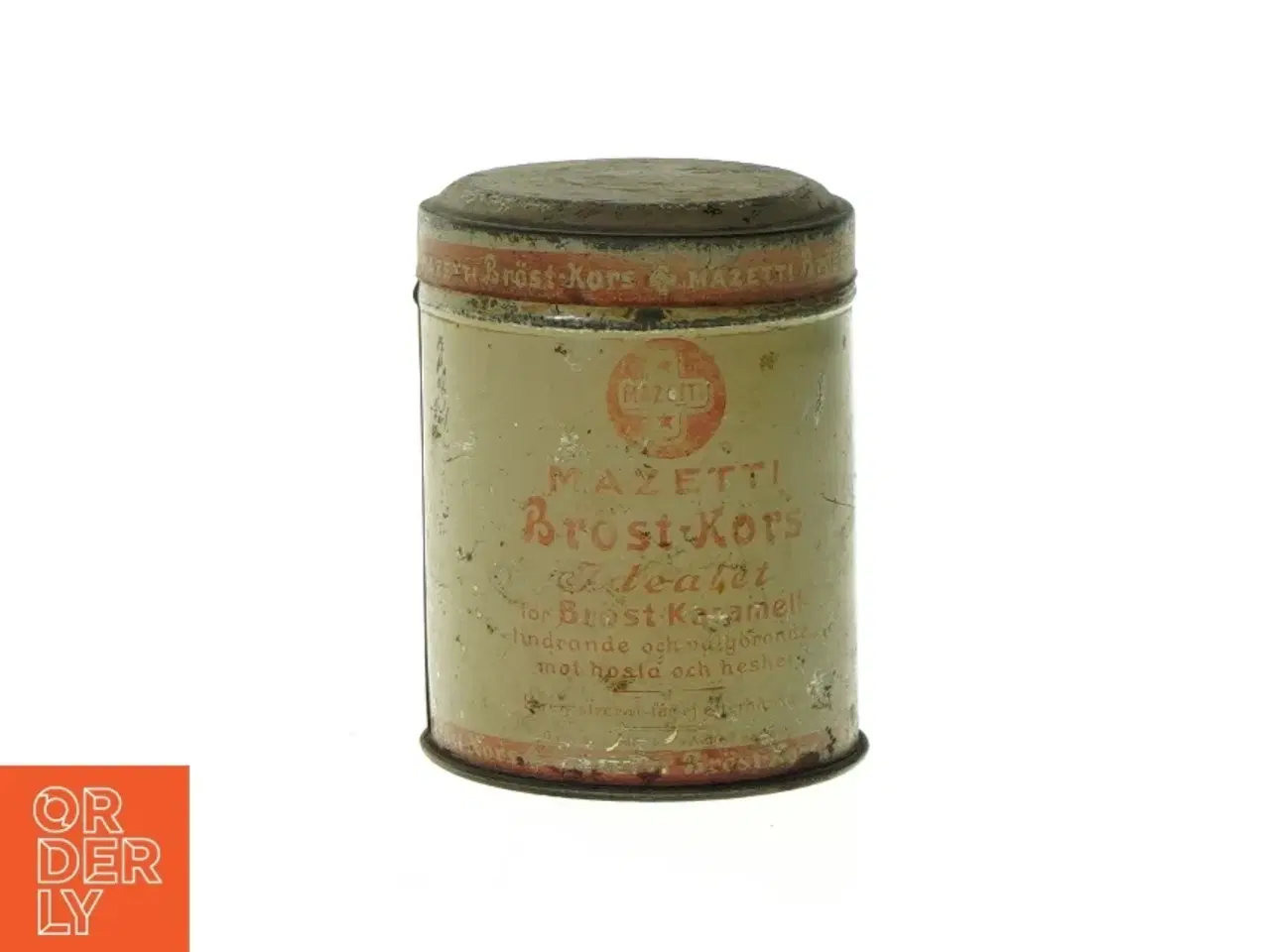 Billede 1 - Dåse fra Ukendt (str. HØ:11x8,5cm)