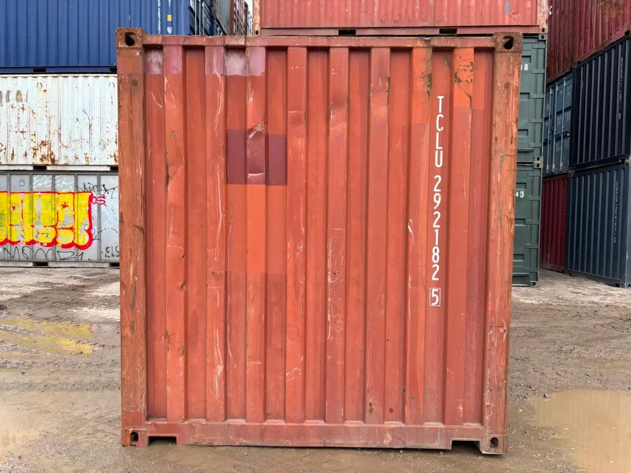 Billede 3 - 20 fods Container- ID: TCLU 292182-5 - Hvidovre