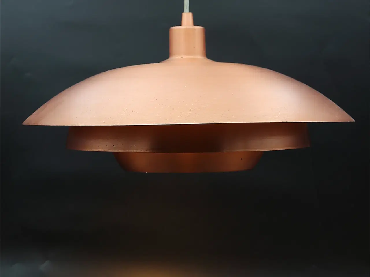 Billede 7 - Klassisk dansk kobber loftslampe fra 1980-90erne