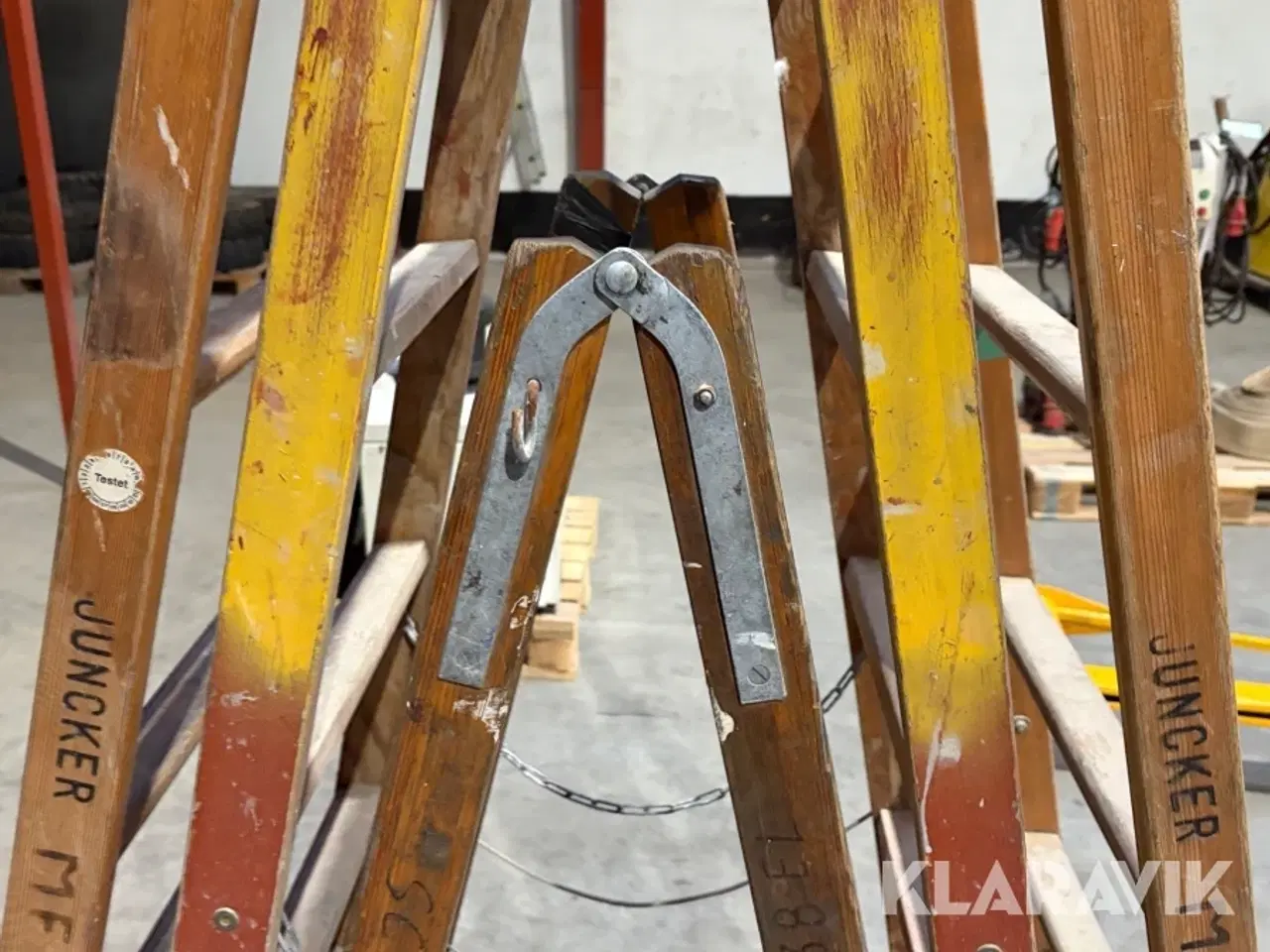 Billede 11 - Stiger + lagervogn 6 enheder