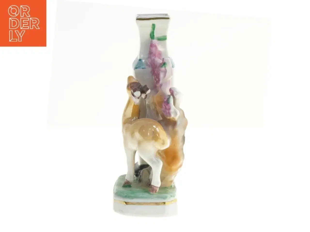 Billede 2 - Porcelænsfigur med rådyr (str. 14,5x8 cm)