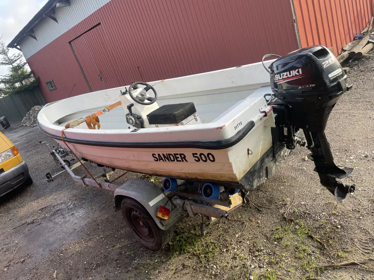 Billede 1 - Sander 500 båd med 20 hk Suzuki motor