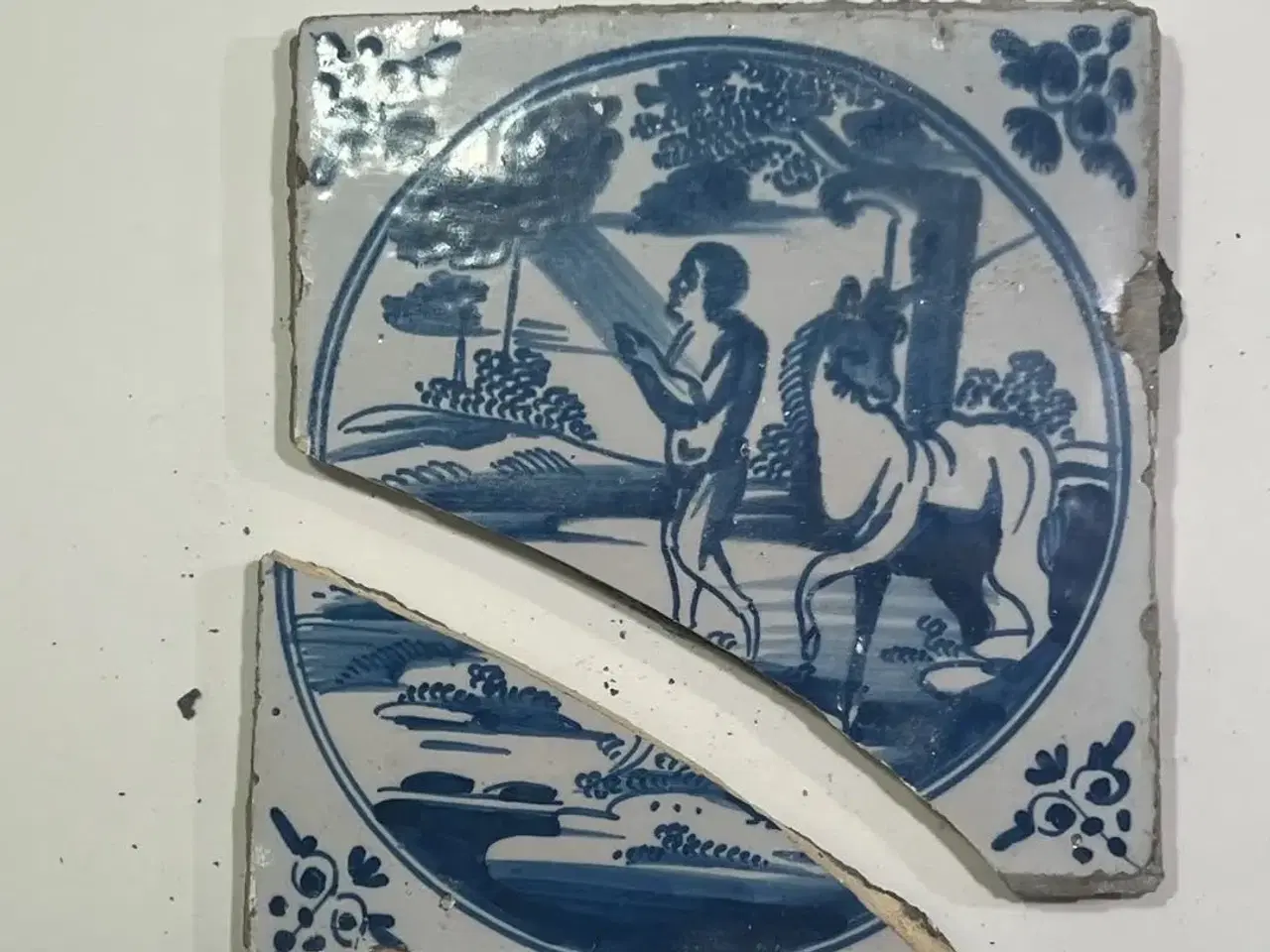 Billede 17 - Hollandske Delft klinker med religiøse motiver