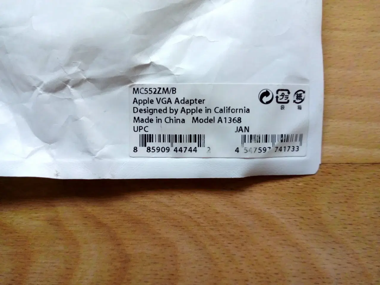 Billede 3 - Helt ny og uåbnet Original Apple 30-pin til VGA Ad