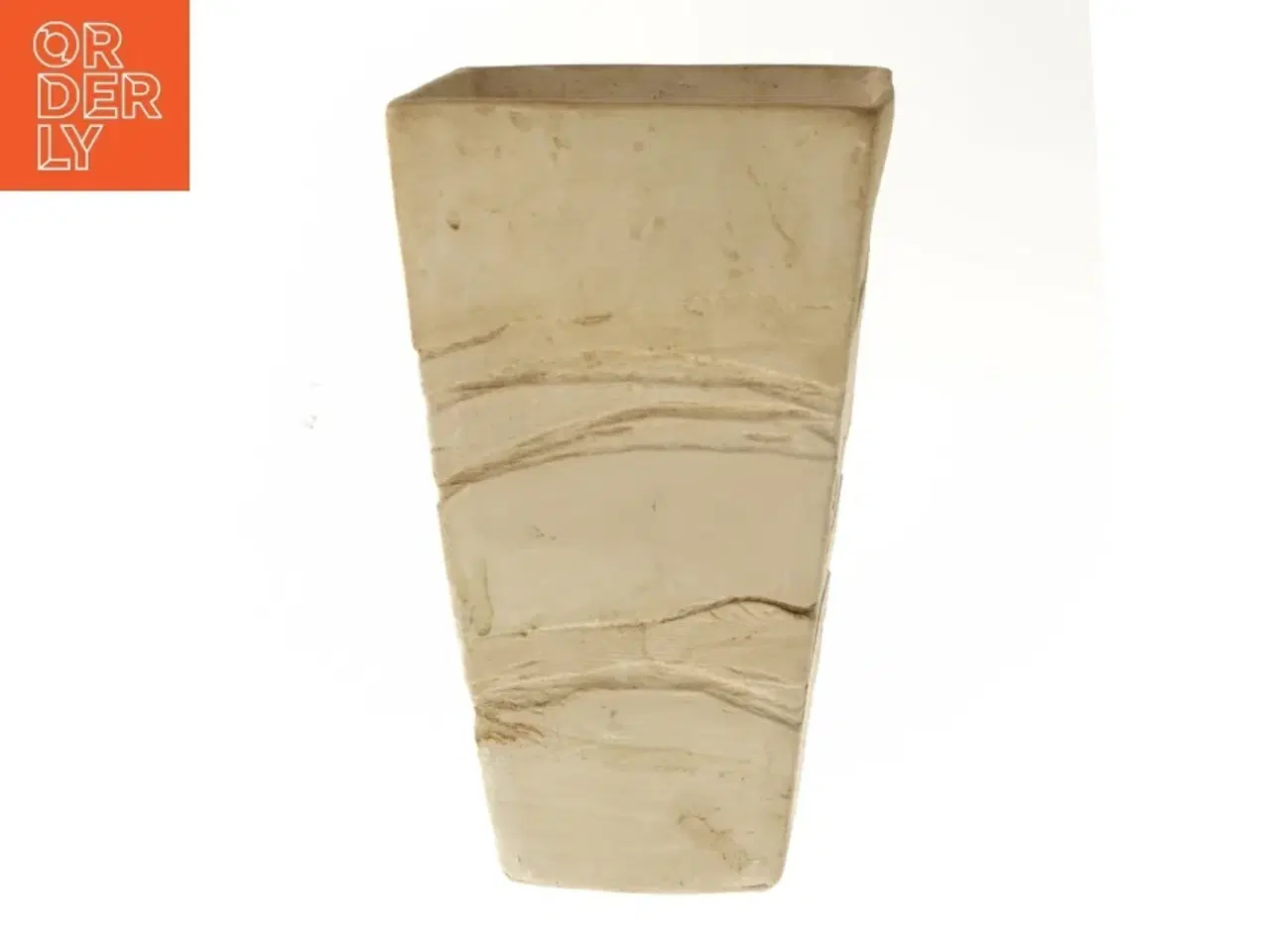 Billede 1 - Høj firkantet vase (str. 28 cm)