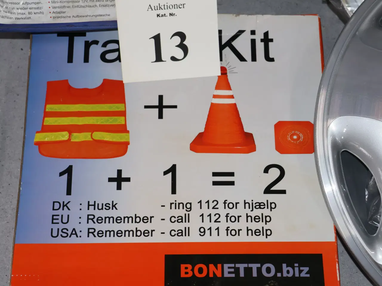 Billede 6 - Div Hjulkapsler, bærefødder, kompressor mm.