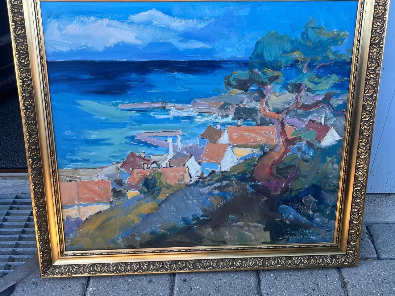 Billede 1 - Maleri af kystlandskab