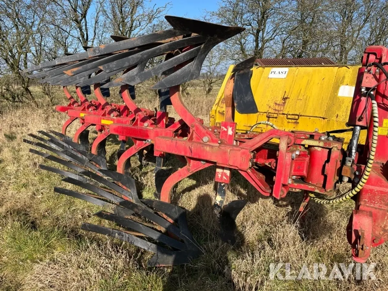 Billede 1 - Plov 5 + 1 furet Bovlund Regent GA 600 CX NS riste vendeplov