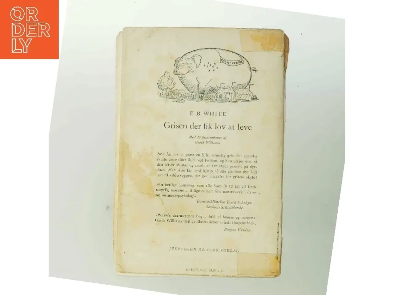 Billede 3 - Grisen der fik lov at leve af E.B. White (Bog)