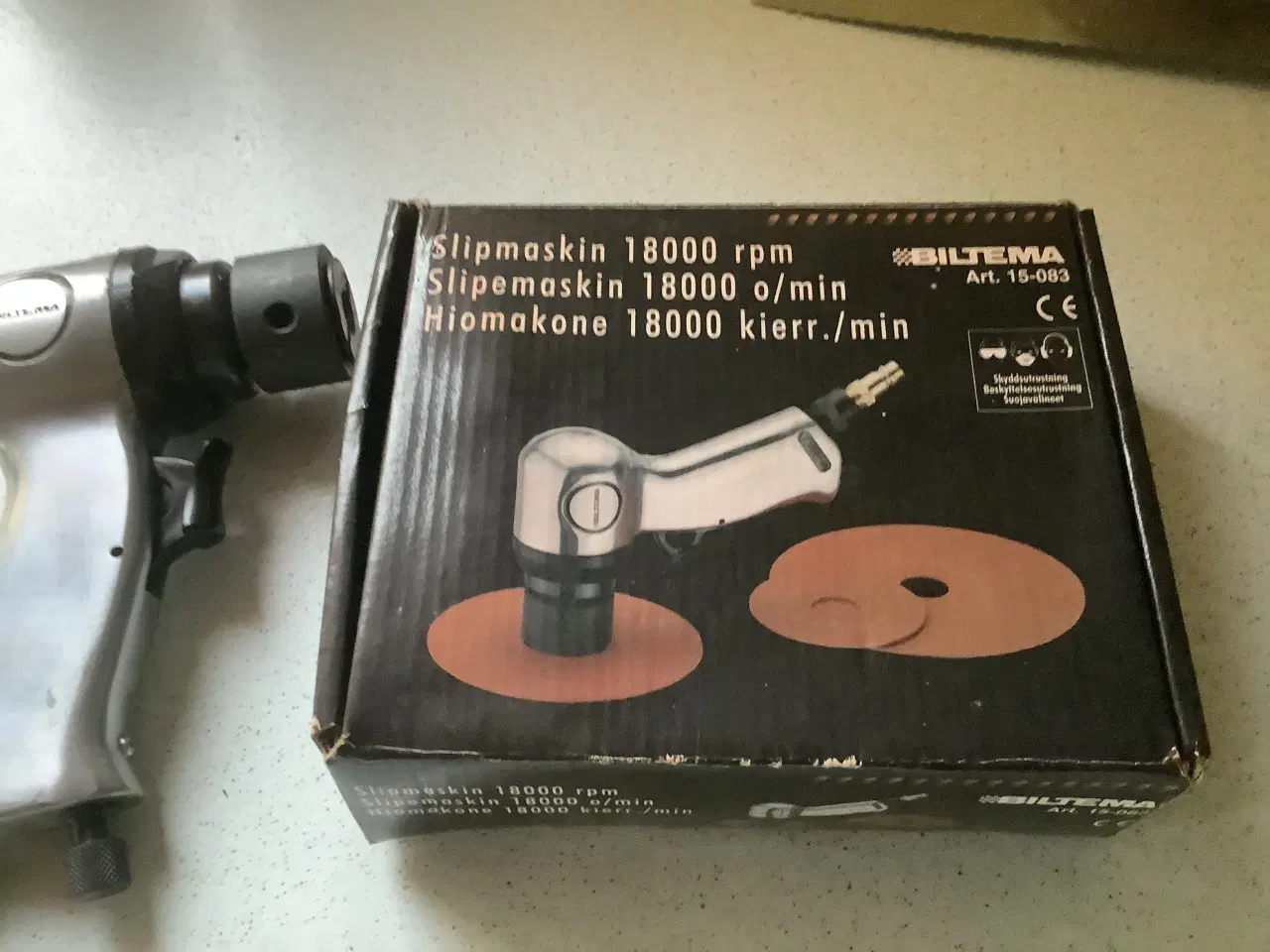 Billede 1 - Trykluft drevet slibemaskine