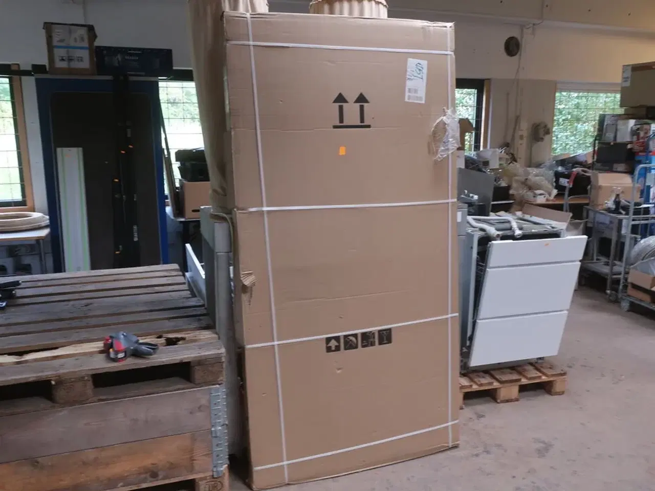 Billede 1 - Brusevæg CASSØE FV100 KK 1000x2000 mm i klart glas