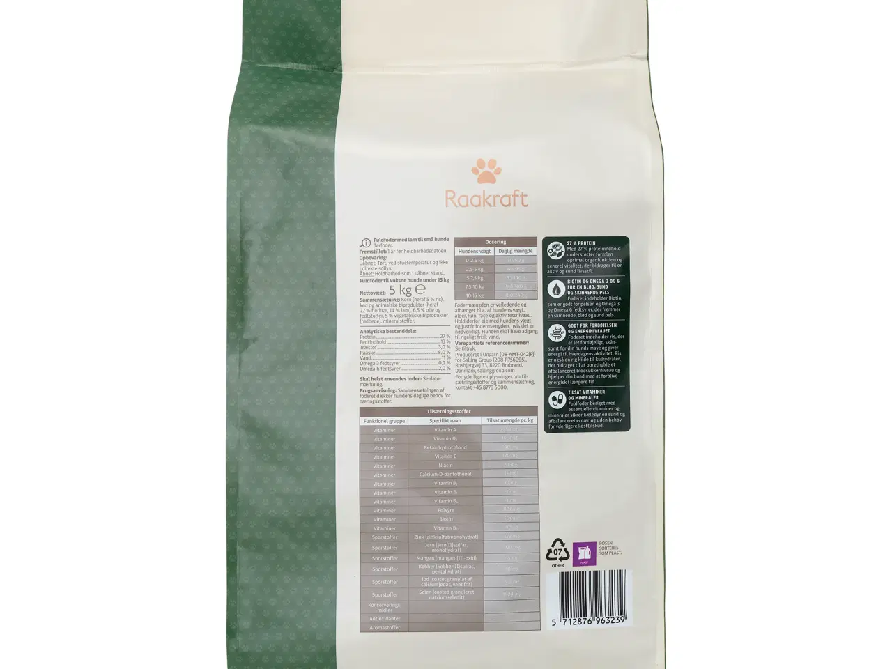Billede 2 - Hundemad tørfoder 5 kg