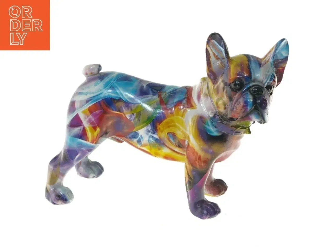 Billede 1 - Dekorativ bulldogfigur (str. 22x19x11 cm)
