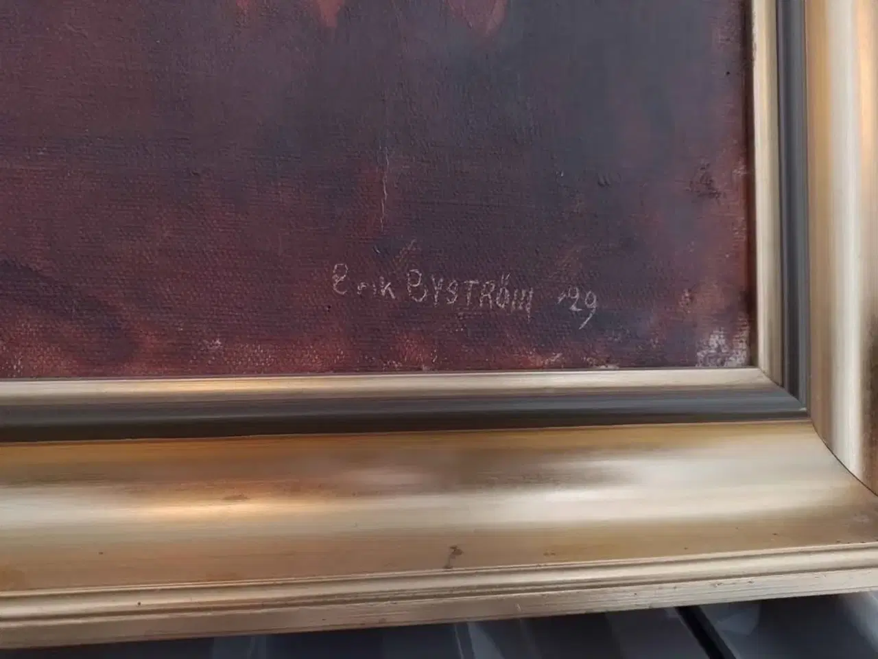 Billede 2 - Blomstermaleri af Erik Bystrøm