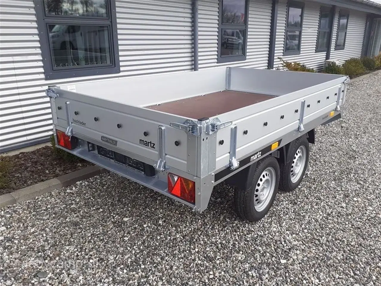 Billede 3 - 0 - Martz Transporter 250/2 Alu 750 kg   Martz Alu boggie trailer 750 kg til skarp pris