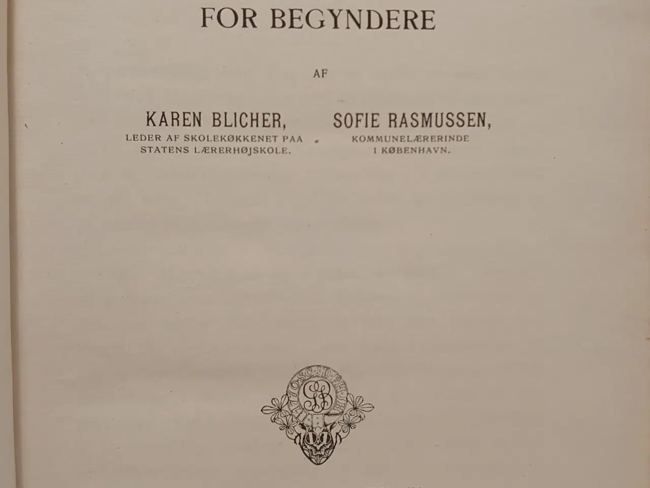 Billede 3 - K. Blicher:Lærebog i huslig Økonomi for Begyndere.