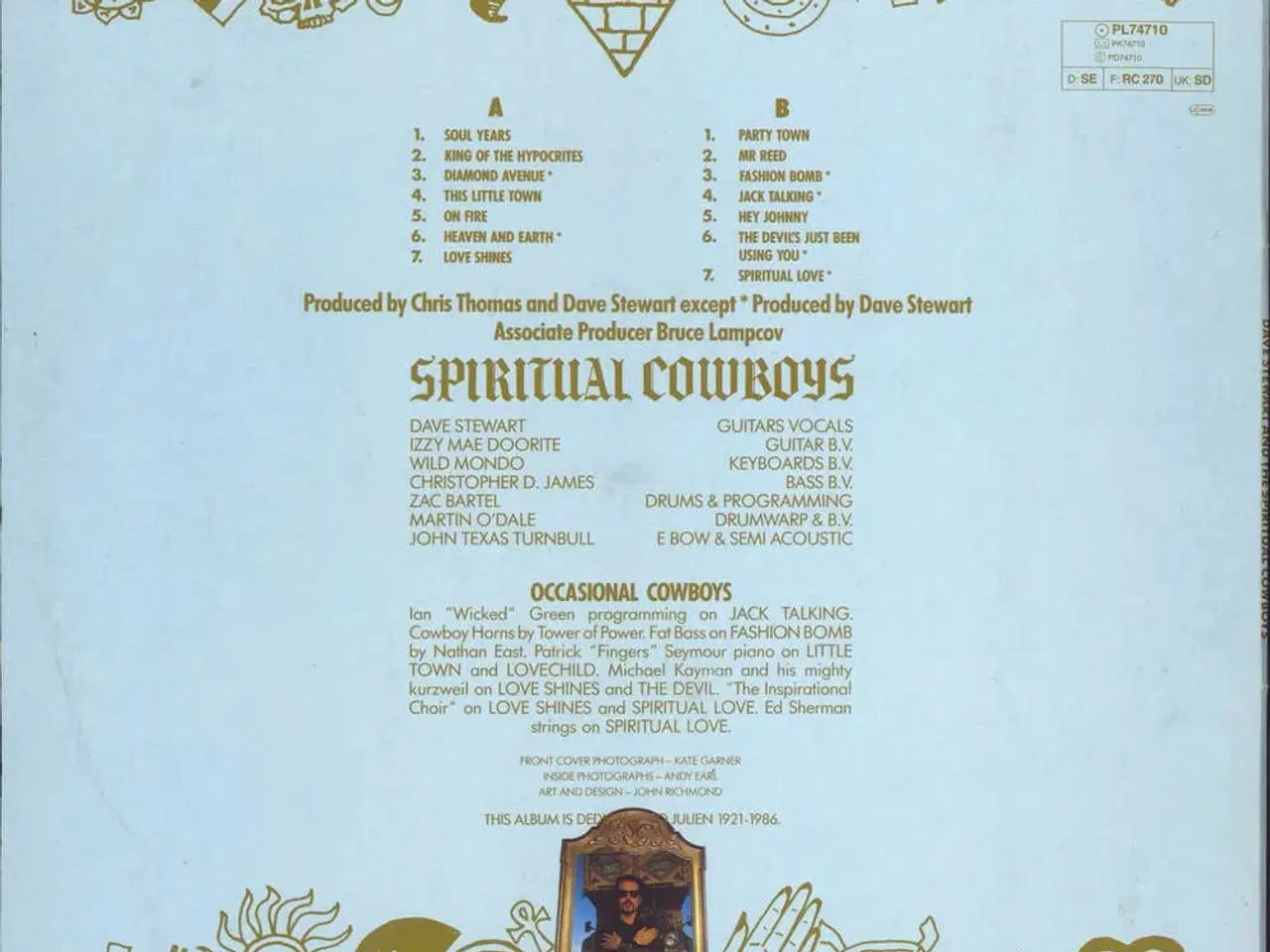 Billede 2 - Dave Stewart  & Spiritual Cowboys