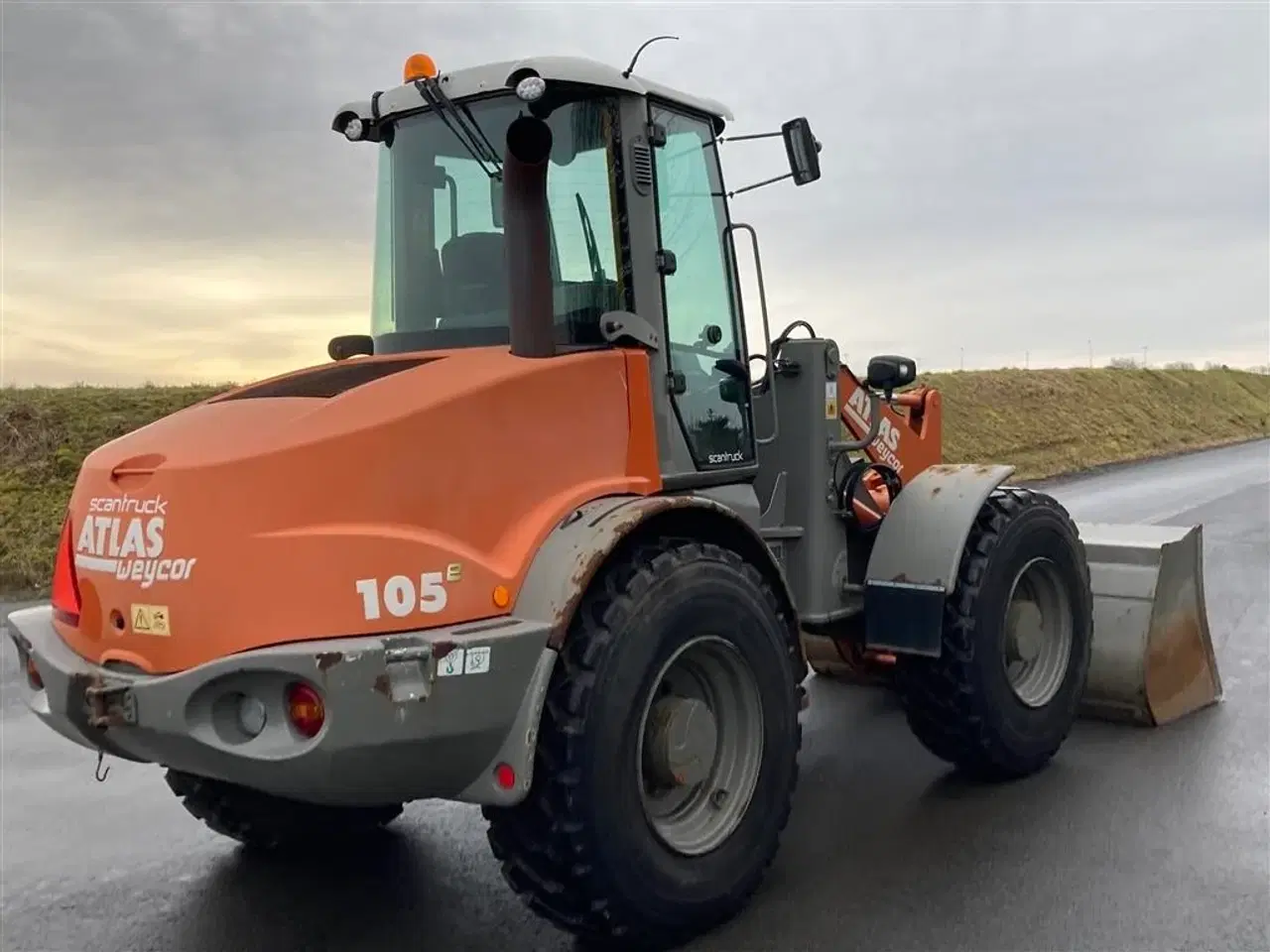 Billede 9 - Atlas 105E Weycor Hutigkobling på hydraulikudtag Centralsmøring